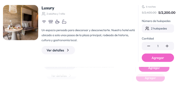 Motor de reservas online para hotéis